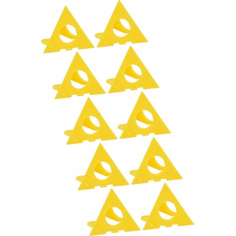 Lot de 10 mini supports coniques pour peinture, support pour toile, rehausseur de porte d'armoire, support pour peinture fluide (1/5)