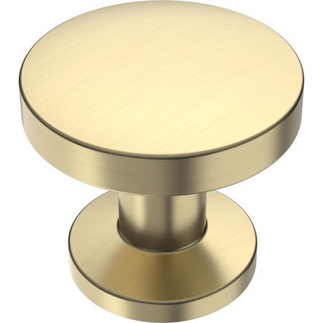10 boutons de placard en or brossé – Poignées en alliage de zinc pour armoires et cuisine