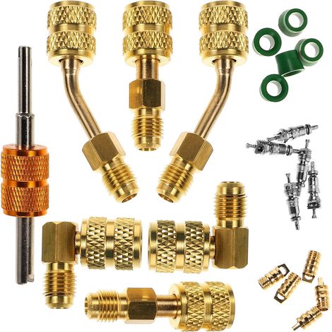 Ensemble Pompe à Vide et Manomètre Kit Adaptateur Mini Split pour (1/5)