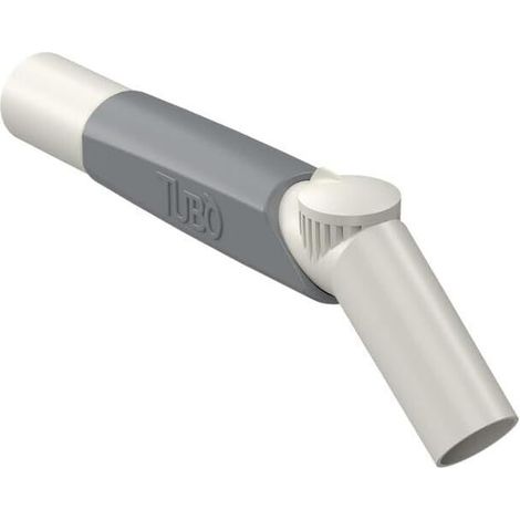 AERTECNICA - IMPUGNATURA TUBO' SOFT TOUCH Ø32 CON REGOLATORE DI PRESSIONE E RACCORDO GIREVOLE AP315T BIANCO