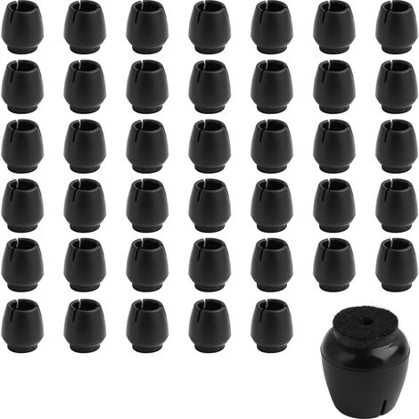 40 pièces Protection Pied de Chaise Très Petit 12-16 mm Pieds Ronds (1/5)
