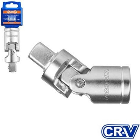 Junta Articulada Universal WSC2212 1/2" Acero 50BV30 Cromado CON PERCHA DE PLÁSTICO