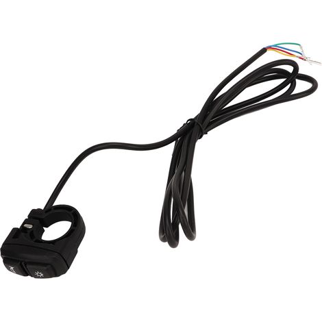 Interrupteur de Guidon 2 en 1 pour Vélo Électrique – Commande Phare et Klaxon, Compatible 12‑72V Scooter et Bicycle Électrique (1/5)