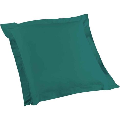 Taie d'Oreiller en Coton Bio "Biolina" 63x63cm Émeraude