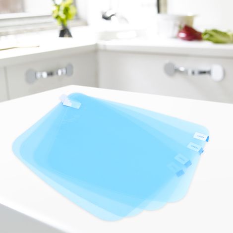 Lot de 4 protections de visage transparentes anti-buée pour la cuisine (1/5)