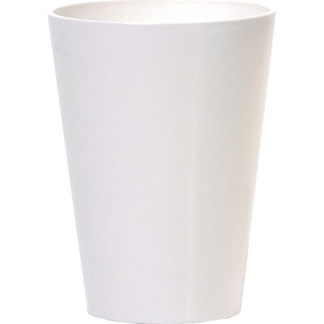 Maceta COUBI ORCHID 1,3L., dimensiones 13x13x17 cm, color Blanco (1/4)