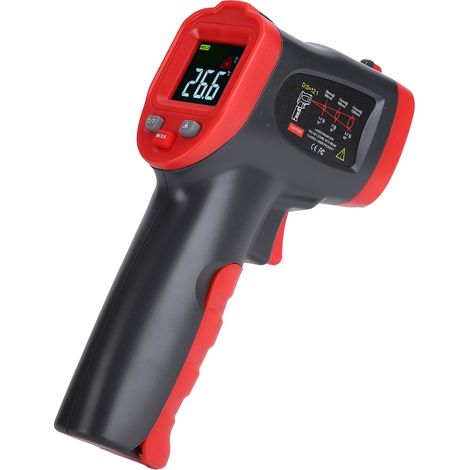 Thermomètre infrarouge sans contact, thermomètre portable, pistolet de température laser numérique LCD (WT327A (50℃400℃) ) (1/5)