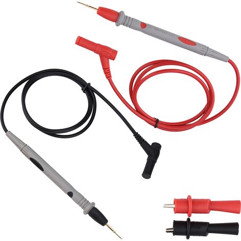 Sonde de multimètre ultra-précise 1000 V 20 A, cordons de mesure plaqués or avec pince crocodile