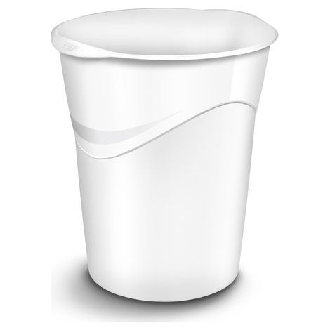 PAPELERA PLASTICO CEP BLANCO 14 LITROS