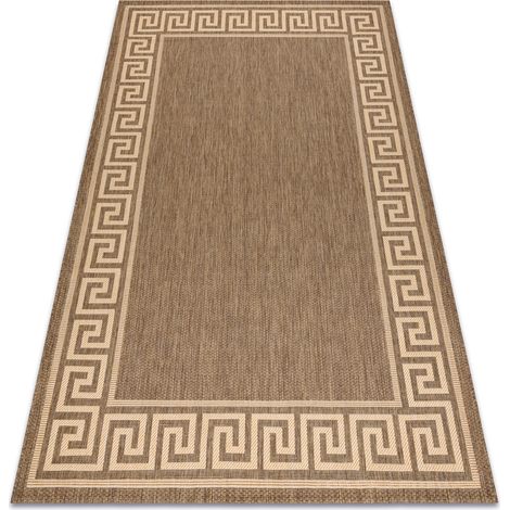 CARPET SISAL FLOORLUX 20014 coffe / mais beige 60x110 cm