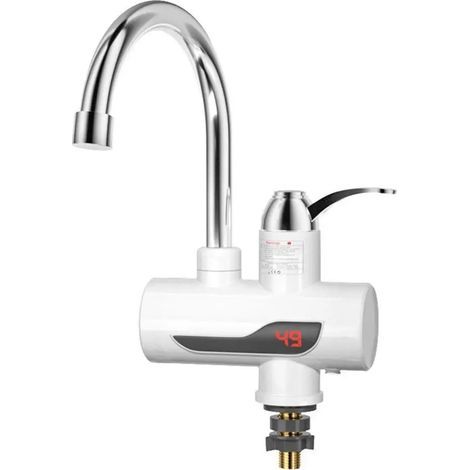 Chauffe-eau Électrique De Cuisine, Robinet D'eau Chaude Instantané, Robinet De Chauffage Froid, Rotation À 360 Degrés, Chauffe-eau Sans Réservoir Rapide Sûr (1/5)