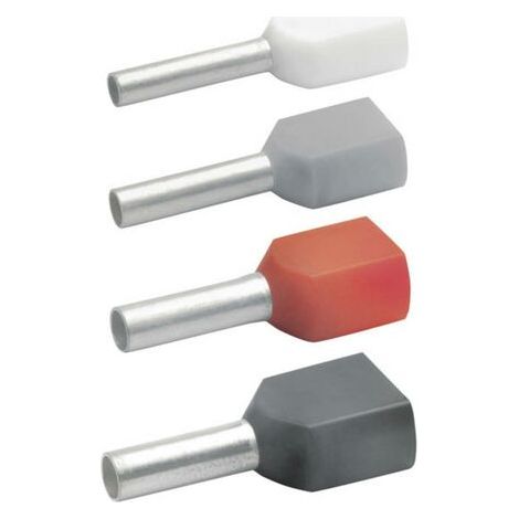 Embout double d'extrémité de câble Klauke 87212 1.5 mm² x 12 mm noir 1000 pc(s) (1/2)