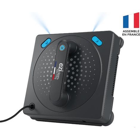 Robot Fensterreiniger - EZICLEAN - WINDOBOT S12 VIBRAMAX - 72 W - 65 dB - 4 m Kabel - Hergestellt in Frankreich - Schwarz (1/5)
