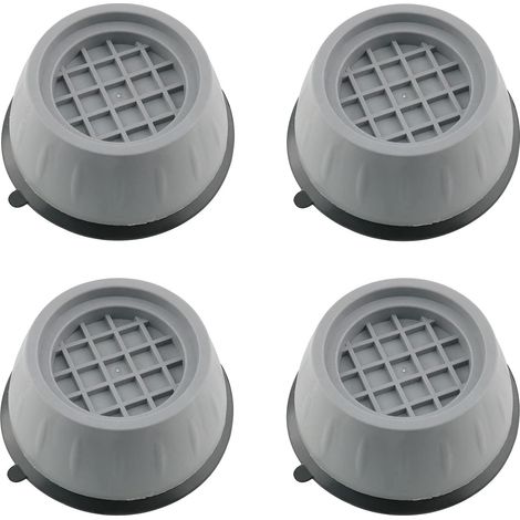 Ensemble de 4 tapis antidérapants pour pieds de machine à laver – adaptés aux sèche-linge et aux socles de réfrigérateur. (1/5)