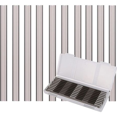 10 Pièces Ensemble de Rabot Electrique Lame, 82x5.5x1.1mm, pour Rabots Makita, Black & Decker, Bosch, DeWalt et Elu (1/4)