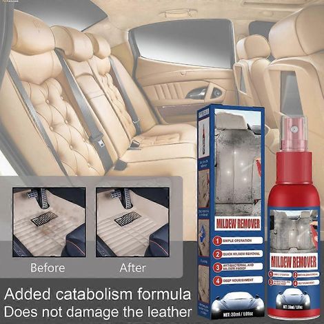 Spray nettoyant multi-usages anti-moisissures pour l'intérieur de voiture, 30 ml (1/4)