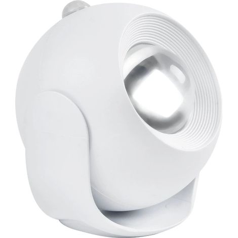 Aplique de pared inalámbrico con sensor de movimiento - Aplique de pared LED de interior de doble función con batería recargable - Brillo ajustable - 6500K/4000K/3000K - Rotación de 350° - Ideal para (1/4)