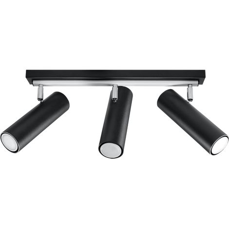 Deckenspot Küche Schwarz GU10 Metall Modern Deckenstrahler