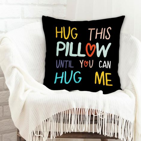 Housse de coussin sans coussin 45x45 doux pour femme mari petite amie petit ami couple (1/5)