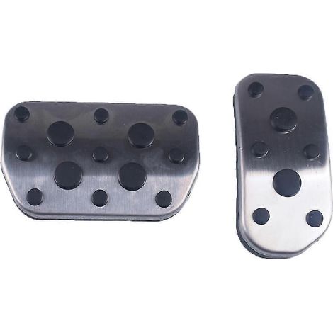 Pédale de frein/carburant avec repose-pied en acier inoxydable pour Toyota Vios, Yaris, Auris, Avensis et Prius (2012-2019) (1/3)
