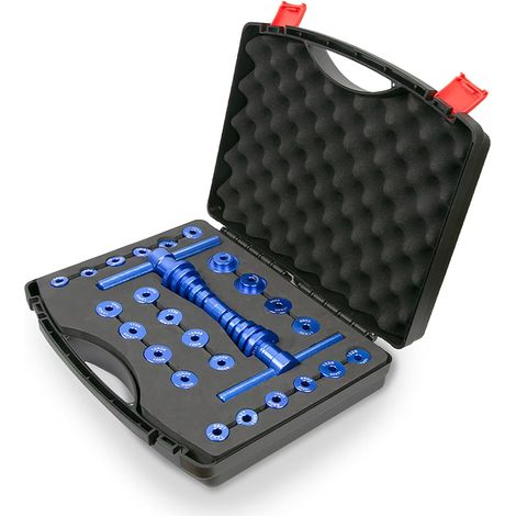 Kit de pressage de roulement de vélo - Outil d'installation de roulements de roue Outil de montage de moyeu - Outil de montage de moyeu pour VTT - Avec boîte de rangement (1/5)