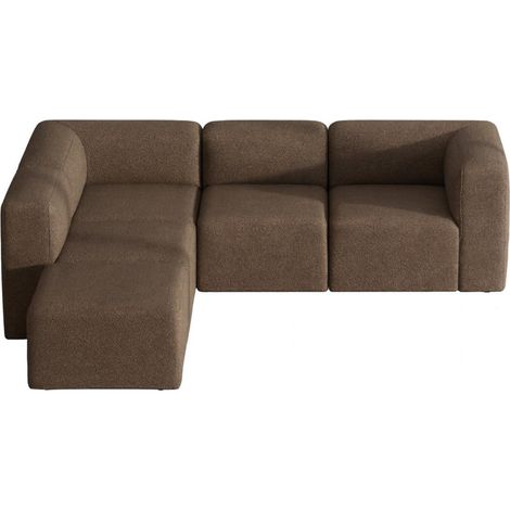 Cubic XL canapé chaise longue tourné vers la droite ou la gauche marron. (1/5)