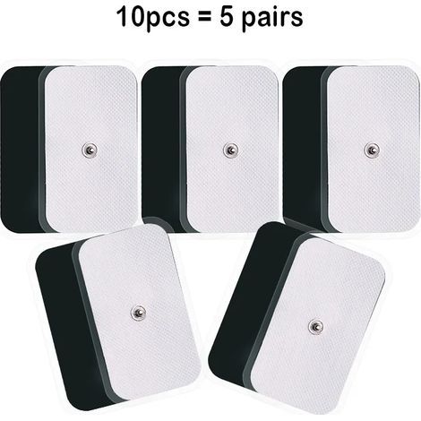 20/10 électrodes TENS à pression, coussinets de gel conducteur pour l'acupuncture corporelle, stimulateur de pulsations et massage thérapeutique01799
