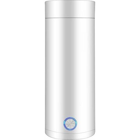 Reisewasserkocher, tragbarer Wasserkocher für gesunde Getränke, schnelles Aufkochen, kleiner Wasserkocher mit automatischer Abschaltung, kleiner 400-ml-Wasserkocher (Weiß) (1/5)