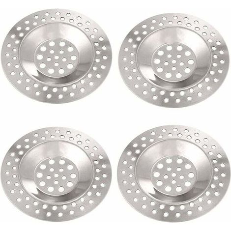 Piece Stainless Steel Sink Strainer, Stainless Steel Sink Strainer, Kitchen Sink Strainer, Sink Plug, Kitchen Bathroom Shower Drain Stopper, Diameter 75mm (1/5)