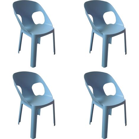 garbar RITA Set 4 Silla Infantil Interior, Exterior Azul Cielo (1/5)