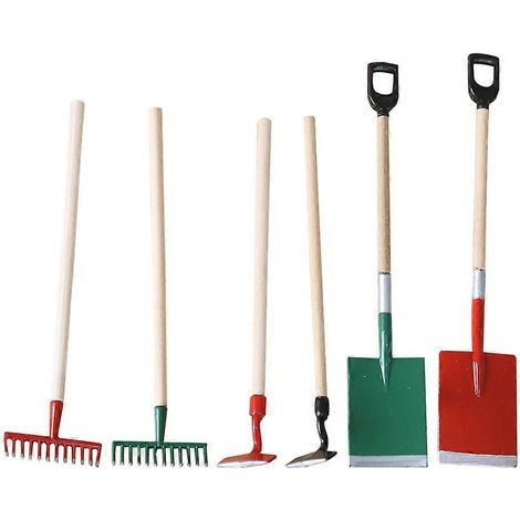 Accessoires miniatures pour maison de poupée, outils agricoles, compatibles avec 2 ensembles (1/3)