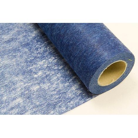Chemin de table bleu marine non tissé 29 cm x 10 m