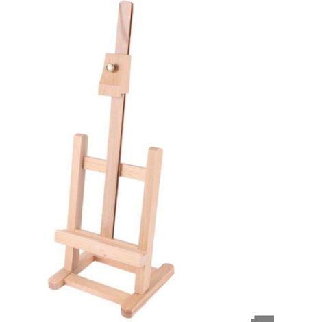 Chevalet de Table - Chevalet d'Affichage pour Toiles et Peinture - Portable et Réglable - Pour Artistes Adultes et Enfants - 1 Pièce (1/5)