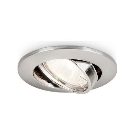 Philips Lighting Enif Faretto da Incasso Singolo Orientabile Nickel senza lampadina, 9 x 9 x 10 cm (1/2)