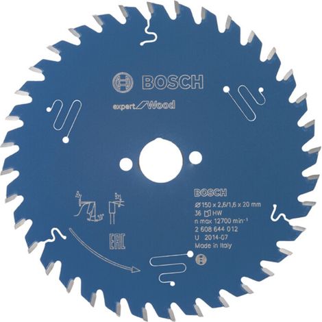 Lame de scie circulaire Bosch Expert Wood 10038405 150x2,6x20 36Z