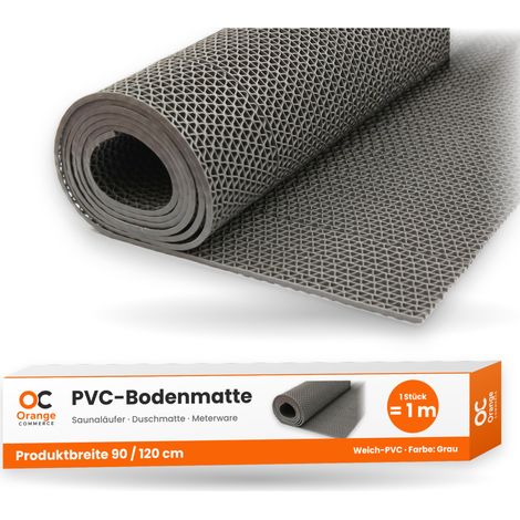 PVC Antirutsch Bodenmatte für Sauna und Dusche 120 cm (1/5)