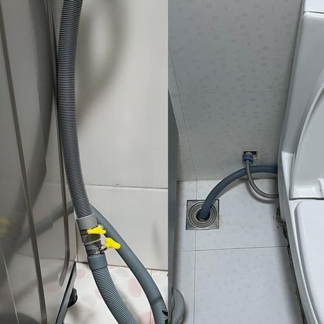 Universal-Ablaufschlauch, Waschmaschinen-Ablaufschlauch, 3M Universal-Ablaufschlauch, Geschirrspüler-Schlauchverlängerung, Ablaufschlauchverlängerung (1/4)