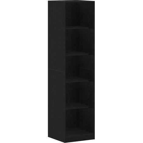 Maison Exclusive - Guardaroba Rovere Nero 50 x 50 x 200 cm Legno multistrato
