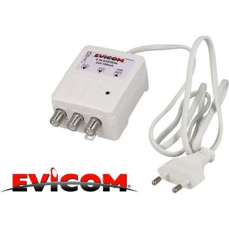Prise antenne - - EALE24/2DIN - Alimentation 24V - 2 sorties - Montage sur rail DIN (1/2)