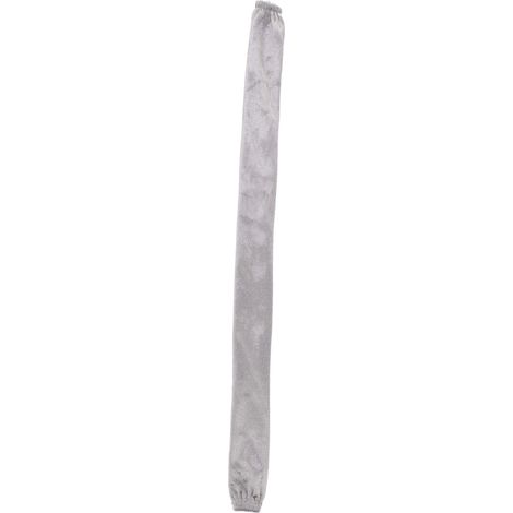 Housse de chaîne anti-poussière, tissu molletonné gris 60cm x 5cm avec fermeture éclair pour protection (1/5)