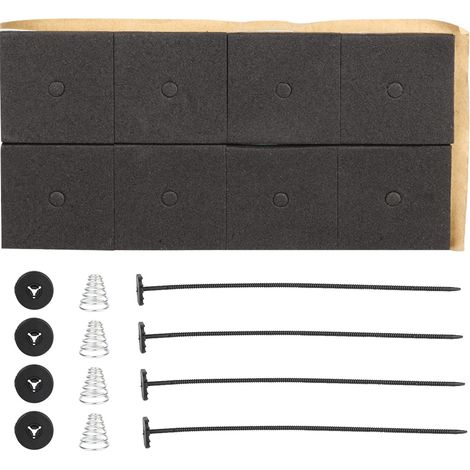 Accessoires pour kit de montage universel de ventilateur de refroidissement électrique ultra-mince à poussoir-tirer pour voitures et camions (1/5)