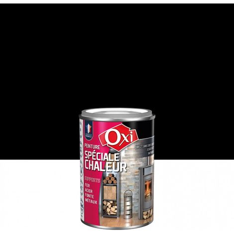 Pintura Especial para Calor 250ml Negro Mate - Oxi (1/3)