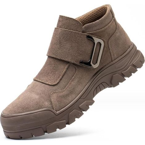 Men's safety shoes with steel toe cap, toe protection, steel midsole, triple-layer sole, size 45 (1/5)