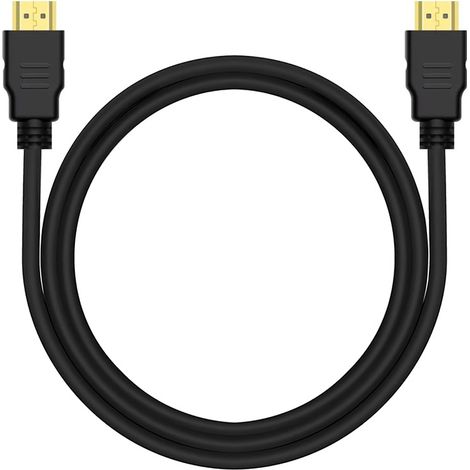 High definition HDMI cable version 1.4 for computers, televisions, projectors, set-top boxes and video outputs (1.5 meters). (1/4)