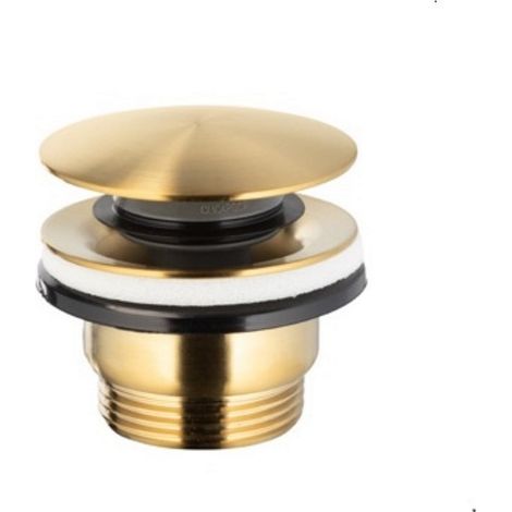 Piletta lavabo Click Clack universale oro spazzolato  KAM-G900G kamalu