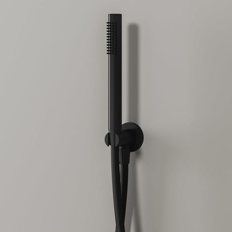 Kronenbach Wannenset 1 mit Stabhandbrause rund und Wandanschlussbogen (1/5)