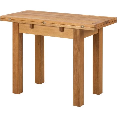 Mesa Norsica 123 , 75x45x100cm, Alargamiento, Chapa de madera natural, Madera