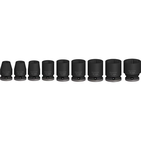 Bosch Nutsetters & sockets PRO Impact Socket Set 3/8"" Standard 9pcs 2608003036 (1/4)