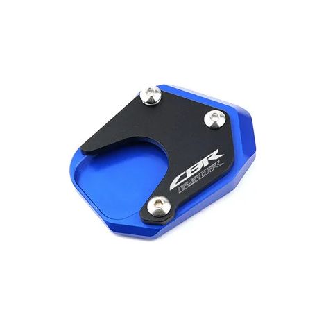 (Bleu CBR650R) Compatible avec les motos HONDA CB 650R, CB650R, CBR650F et CBR 650F (2014-2023) : béquille latérale CNC, extension et support maxpower (1/4)