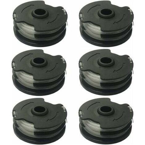 BUNTHAUS PA Bobine de fil pour Parkside PRTA 20-Li A1 / B2 / C3 Bobines de Fil de Rechange pour débroussailleuse sans fil LIDL Parkside PRTA 20-Li A1 / B2 / C3, PRT 300 A1, PRT 550 A1 / A3 (6pcs)..DEB (1/4)